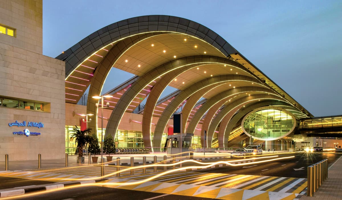 Photo of a curved building