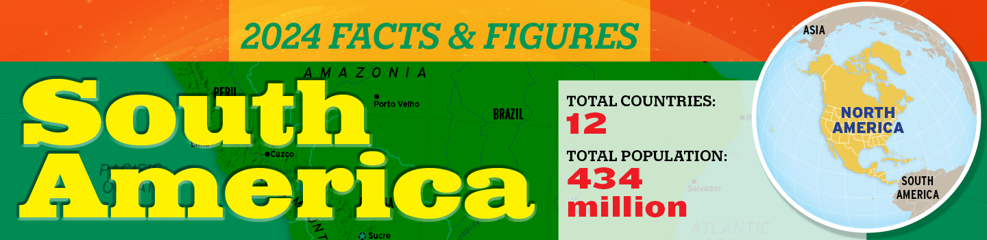 Text, "2024 Facts & Figures South America"